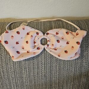 Womens Strawberry Pink Bikini Top